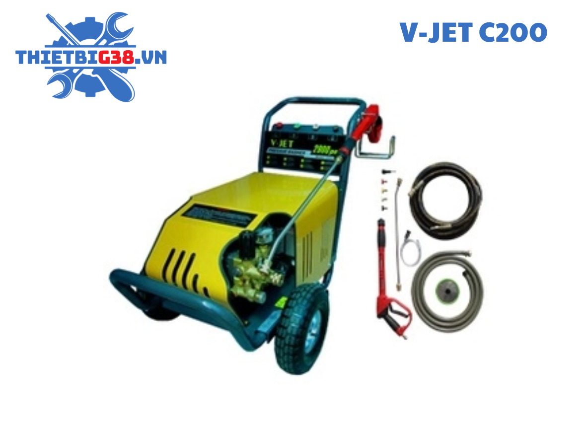 Máy rửa xe ô tô cao áp V-Jet C200