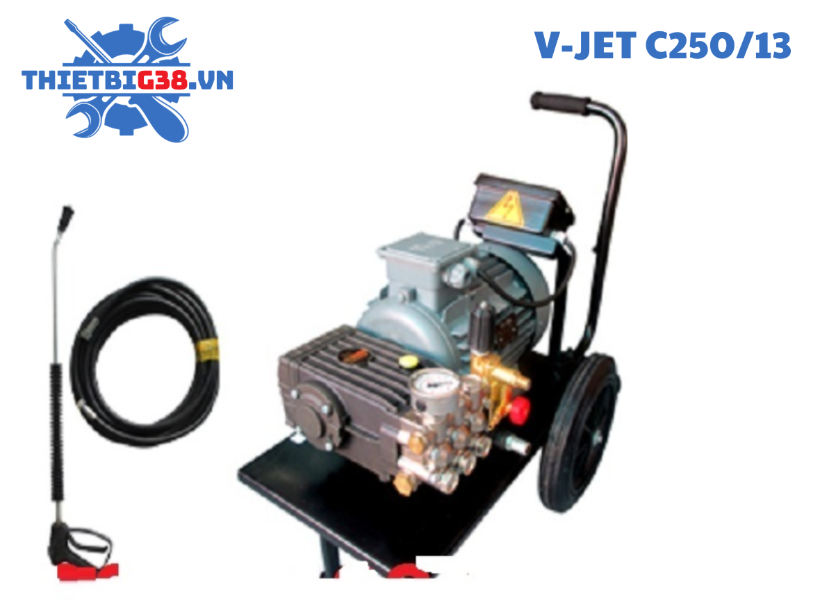 Máy phun bắn tia nước áp lực cao V-jet C250/13