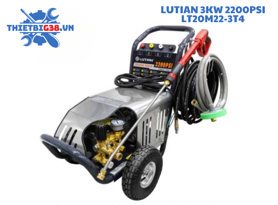 Máy rửa xe cao áp Lutian 3KW 2200PSI LT20M22-3T4
