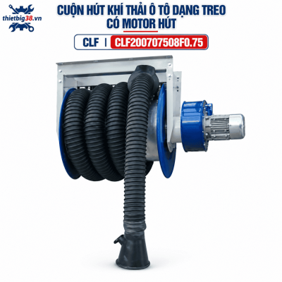 Cuộn hút khí thải ô tô dạng treo có Motor Hút CLF CLF200707508F0.75