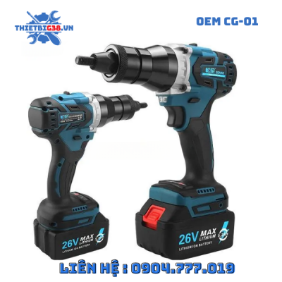 Máy rút ốc tán dùng pin OEM CG-01