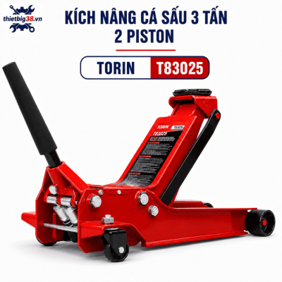 Kích Nâng Cá Sấu 3 Tấn Torin T83025 2 Piston