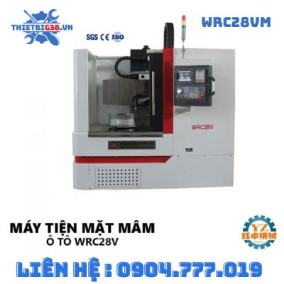 Máy phay tiện mặt mâm xe Ô Tô Bằng Mũi Kim Cương WRC28VM