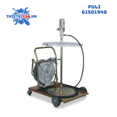 Trụ bơm mỡ thùng phuy 200 lít có xe di động PULI 61501948