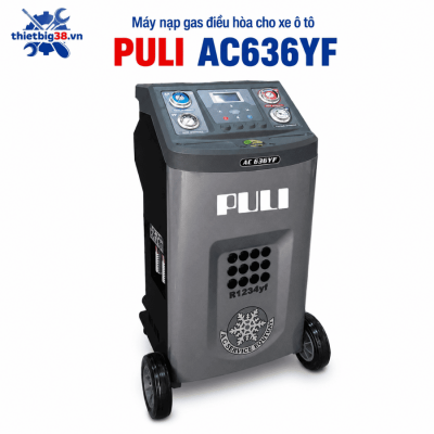 Máy nạp gas điều hòa cho xe ô tô PULI AC636YF 
