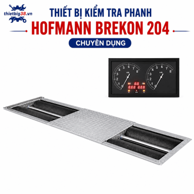 Thiết bị kiểm tra phanh trọng tải 4 tấn Hofmann Brekon 204