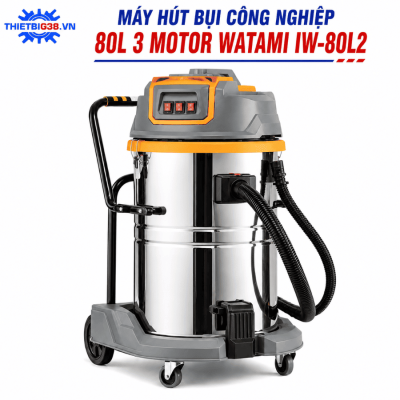 Máy hút bụi công nghiệp 80L 3 Motor WATAMI IW-80L2